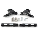 Black Rear Passenger Footrest Peg Mount for Harley Sportster XL883 XL1200 (2004-2013)