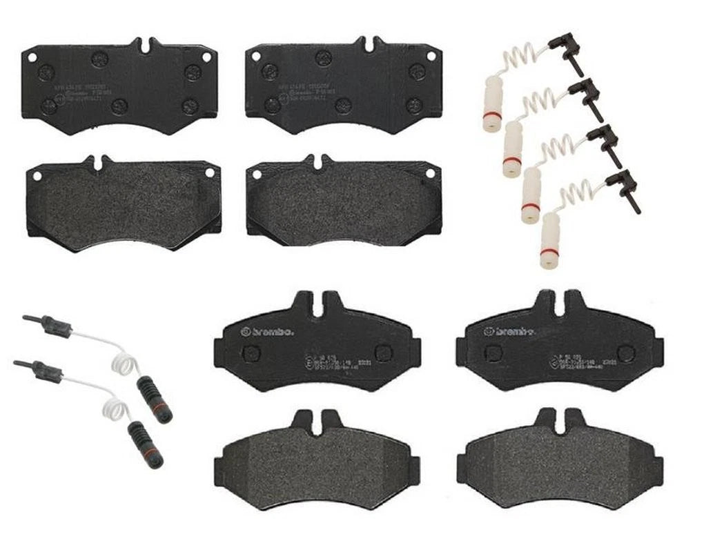 Brembo Front Rear Low-Met Brake Pads & Sensors Kit for MB W463 G500 G55 AMG G550 (1990–2023)