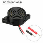 5Pcs / DC3V-24V Electronic Buzzer Beep Tone Alarm Ringer Continuous Sound