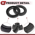 Set of 5 Rotary Shaft Oil Seals 38x62x7mm Nitrile Rubber 672668828816