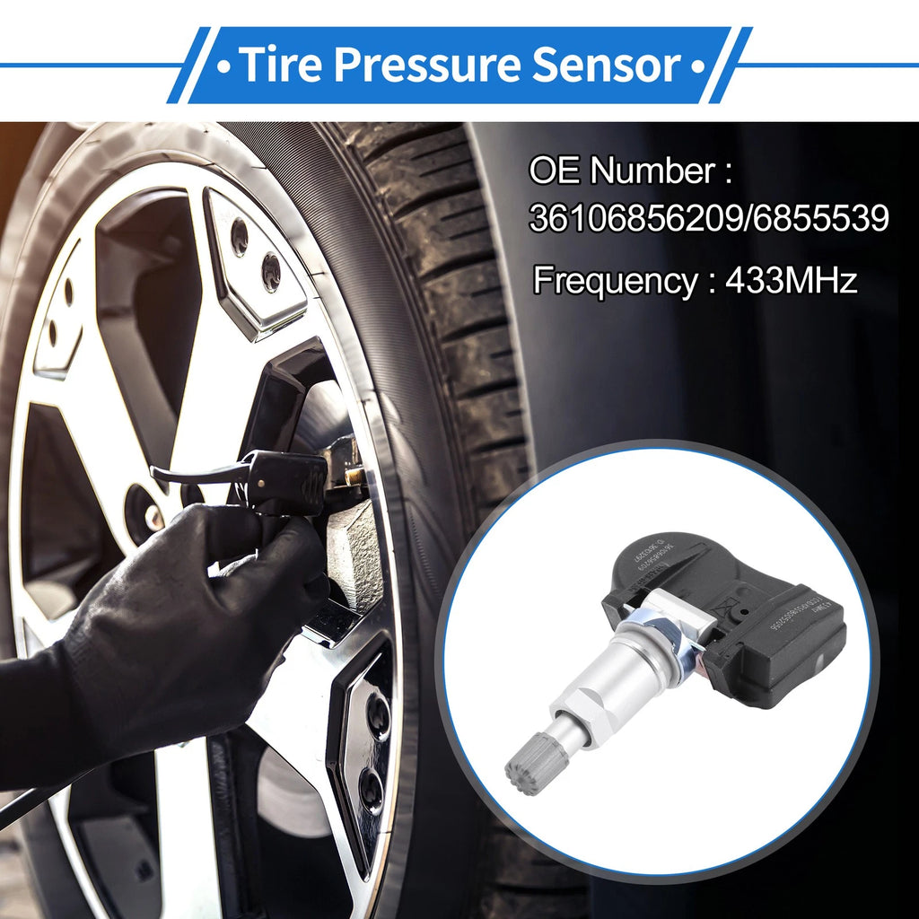 Tire Pressure Sensor 36106856209/6855539 for BMW 220i (2014–2021) 1 Pc 433MHz