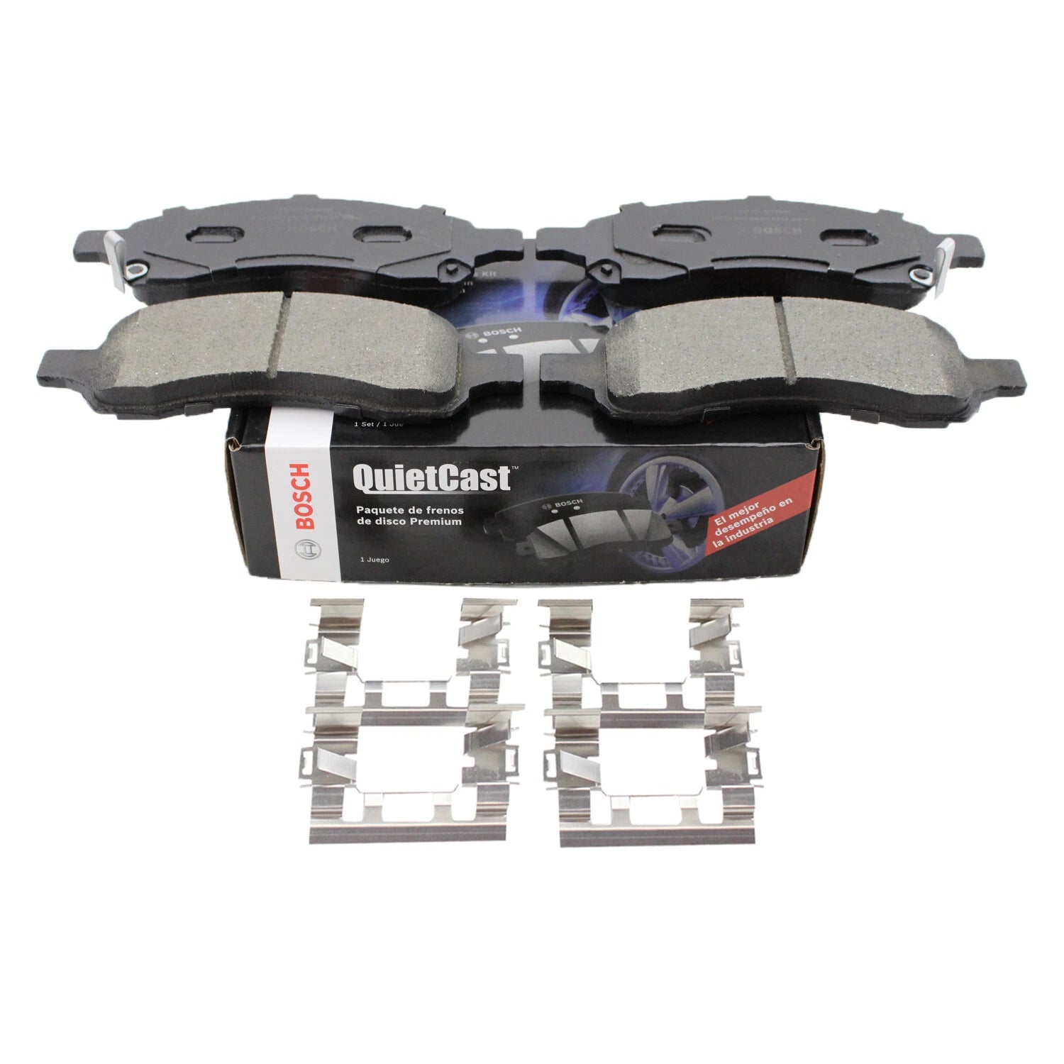 Bosch QuietCast Front Ceramic Brake Pads for Enclave Traverse Acadia (2008–2017)