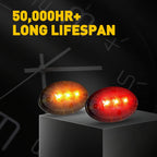 LED Dually Bed Fender Marker Lights for Ford F350 (1999–2010) Smoked