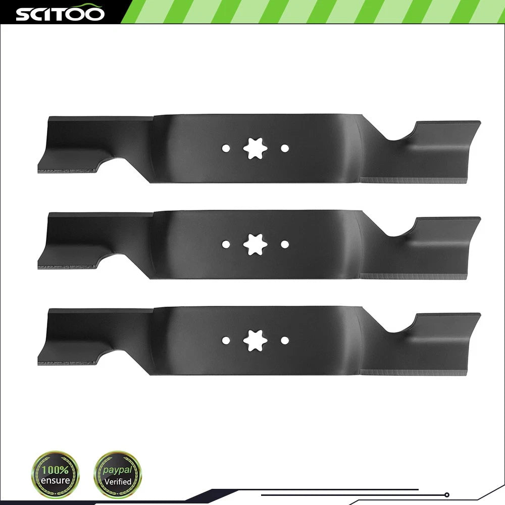 3X Mower Blade for Cub Cadet MTD Troy Bilt 54" Deck (742-0679, 942-0679)