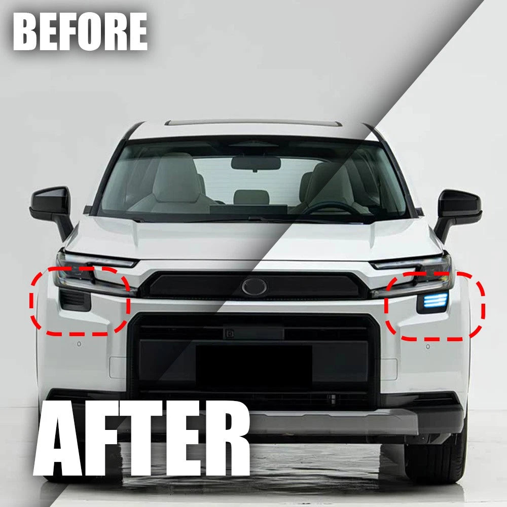LED Headlight Lower Daytime Running Lights for Toyota RAV4 (2019–2023)