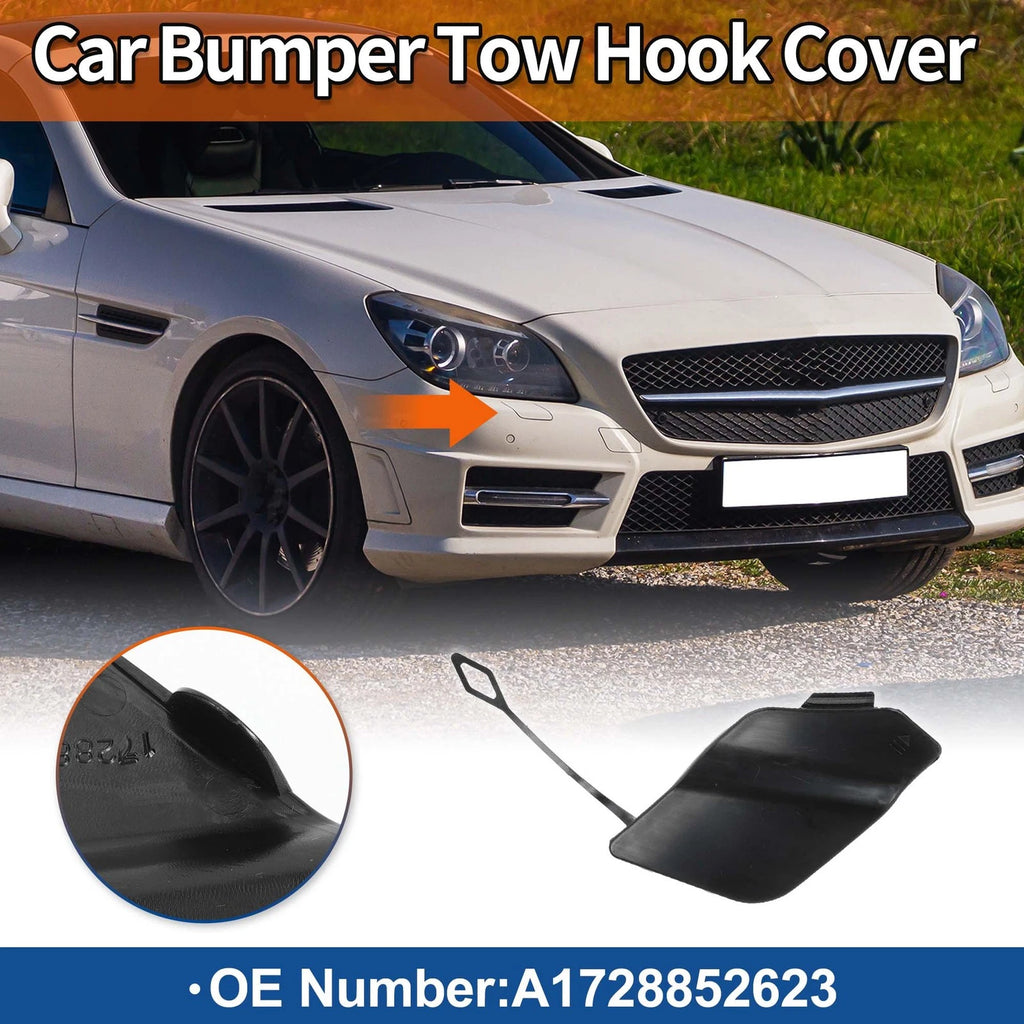 Front Bumper Tow Hook Cover for Mercedes-Benz SLK W172 (No.A1728852623) Unpainted