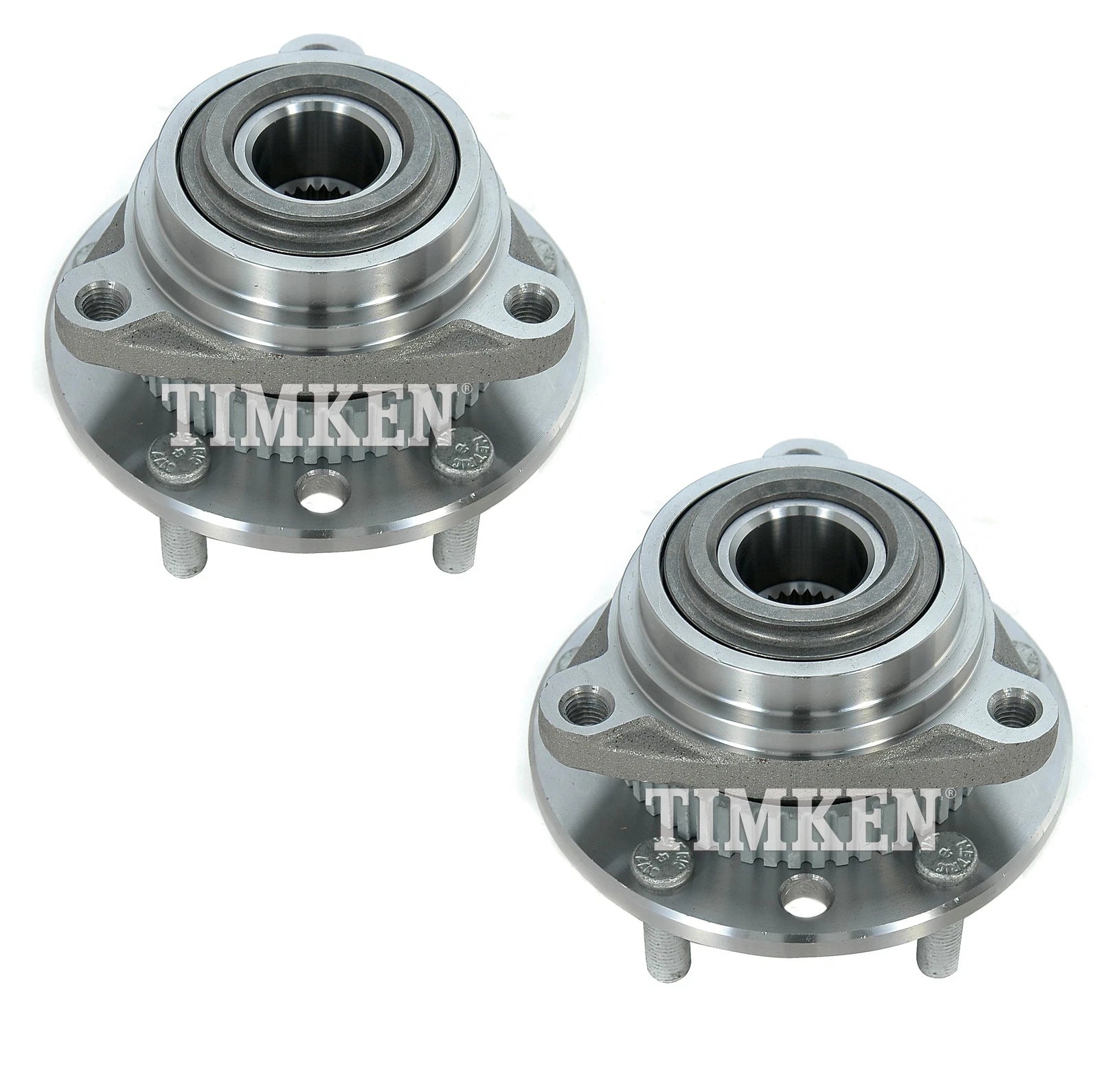 Set of 2 Front Wheel Bearing & Hub Kit for Chevy GMC 4WD (ABS)