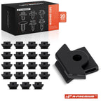20Pcs Nylon Splash Shield Retainer Clips for Nissan Altima 