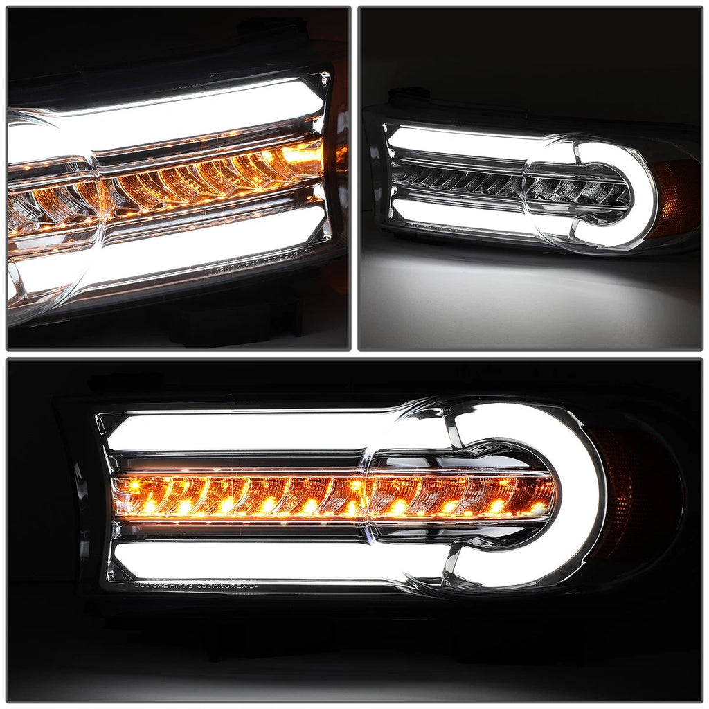 3D LED DRL + Sequential Turn Signal Bumper Light for FJ Cruiser (2007–2014)