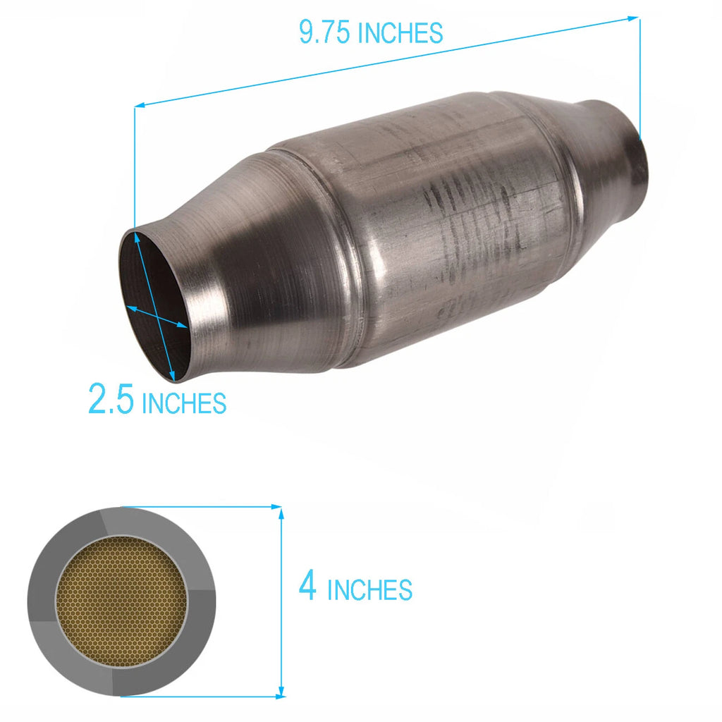 2.5" Universal High Flow Performance Catalytic Converter (Universal)