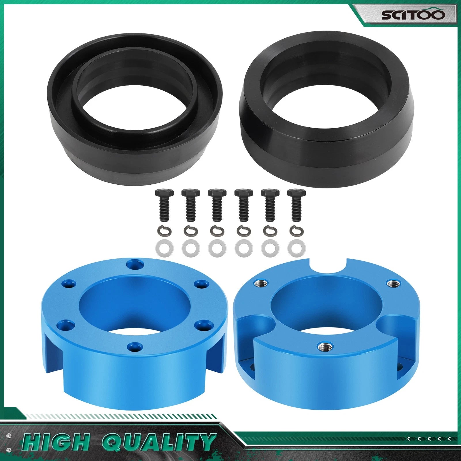 Set of 4 3" Front 2" Rear Leveling Lift Kit for Toyota 4Runner (2003–2024)