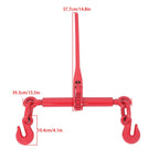 Set of 2 Ratchet Load Binders for Tie Down Chains (5/16" - 3/8")