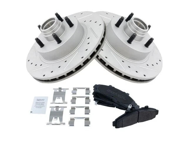 Front Brake Pad and Rotor Kit for Mazda B2500 (1999) YX784WB