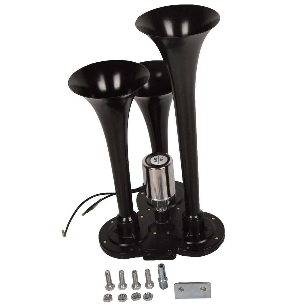3 Trumpet Air Horn for Truck Car SUV (12V/24V)
