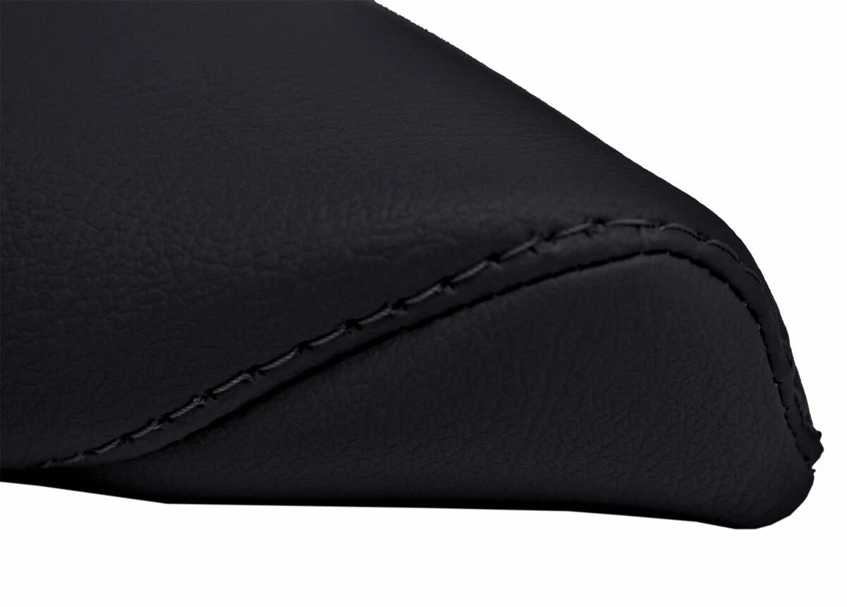 Leather Center Console Lid Armrest Cover for BMW X3 (2003–2010) Black
