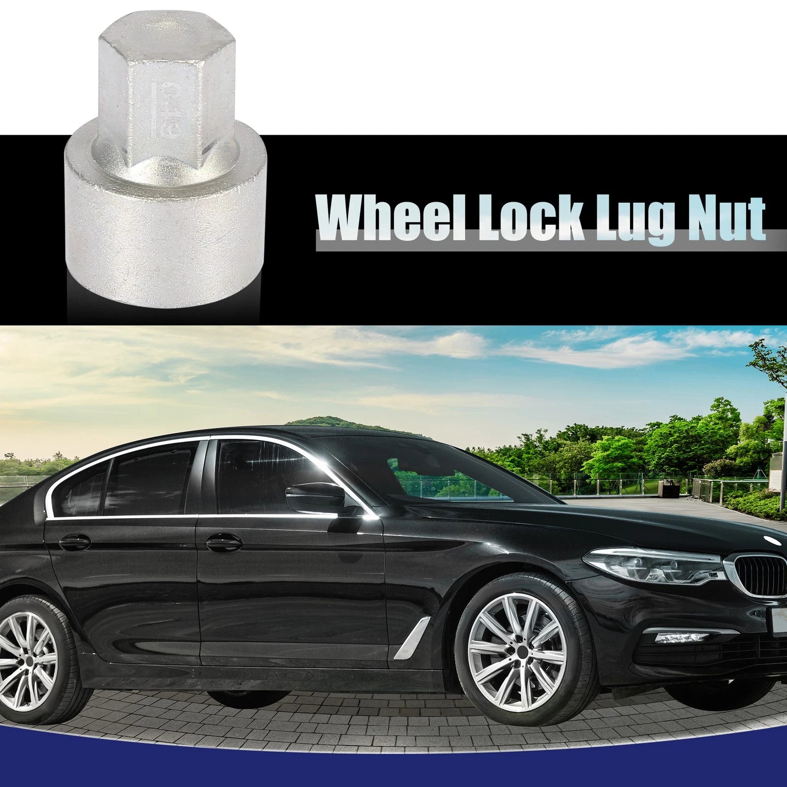 Wheel Lock Lug Nut Anti Theft Screw Removal Key for BMW 3 5 Series (1X)