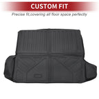Cargo Liner Rear Trunk Mat for Chevy Equinox (2012–2017) Diamond Pattern