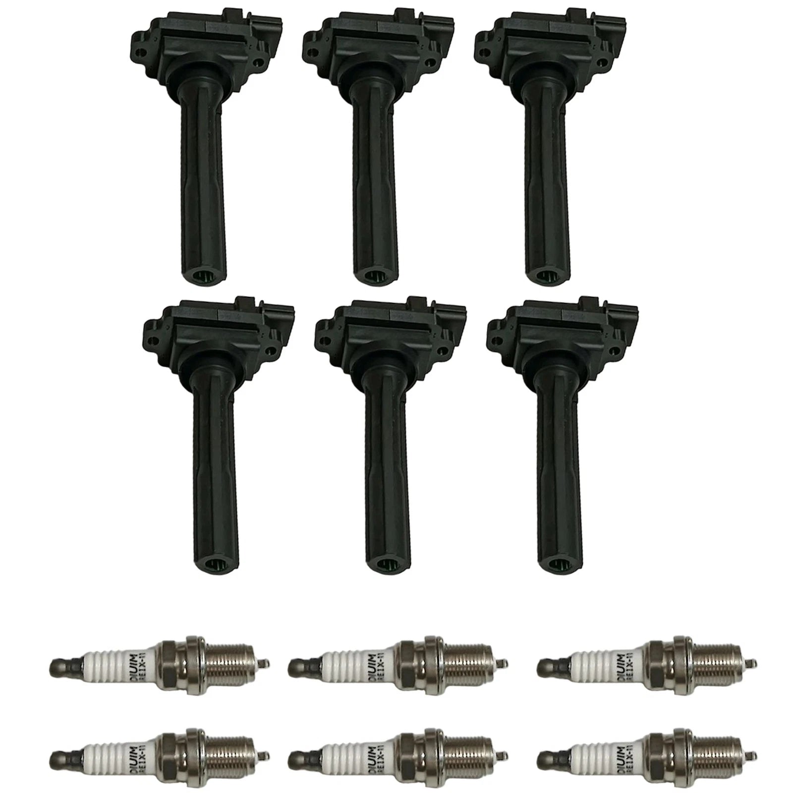6X Ignition Coils & Iridium Spark Plugs for Suzuki Grand Vitara XL-7 (2000–2005)