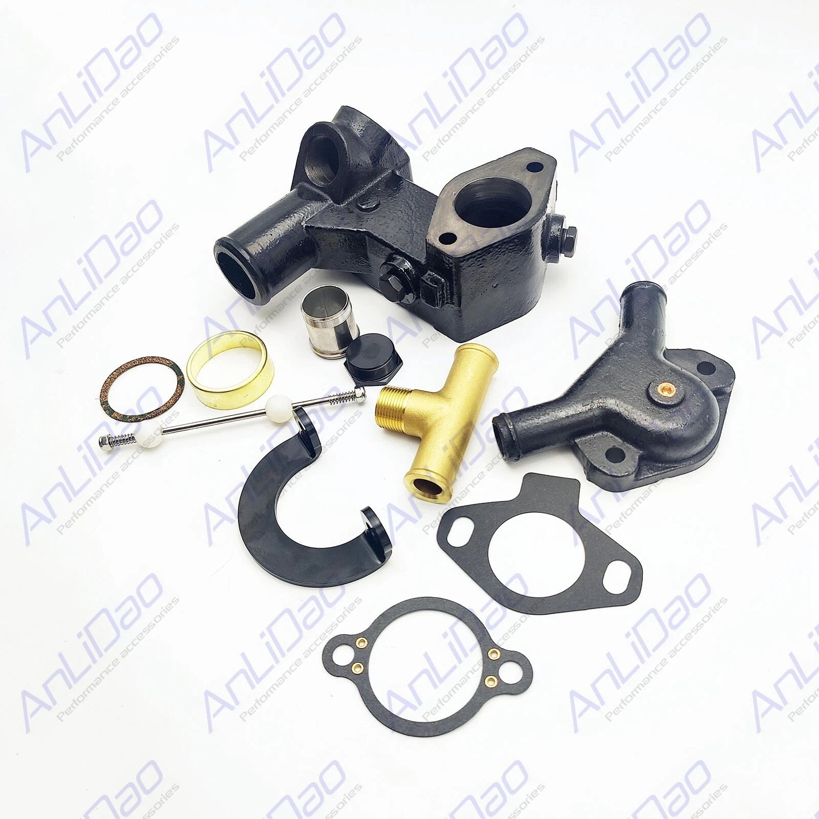 Thermostat Housing Assembly for Mercruiser Chevy 305 350 V8 (1983–1990) 87290A23 16413A3