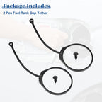 2Pcs Fuel Tank Cap Tether O Ring for Audi 90 (No. 1H0201553B)