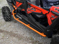 SuperATV Rock Sliding Nerf Bars for Polaris RZR XP 4 1000 (2014–2023) - Orange