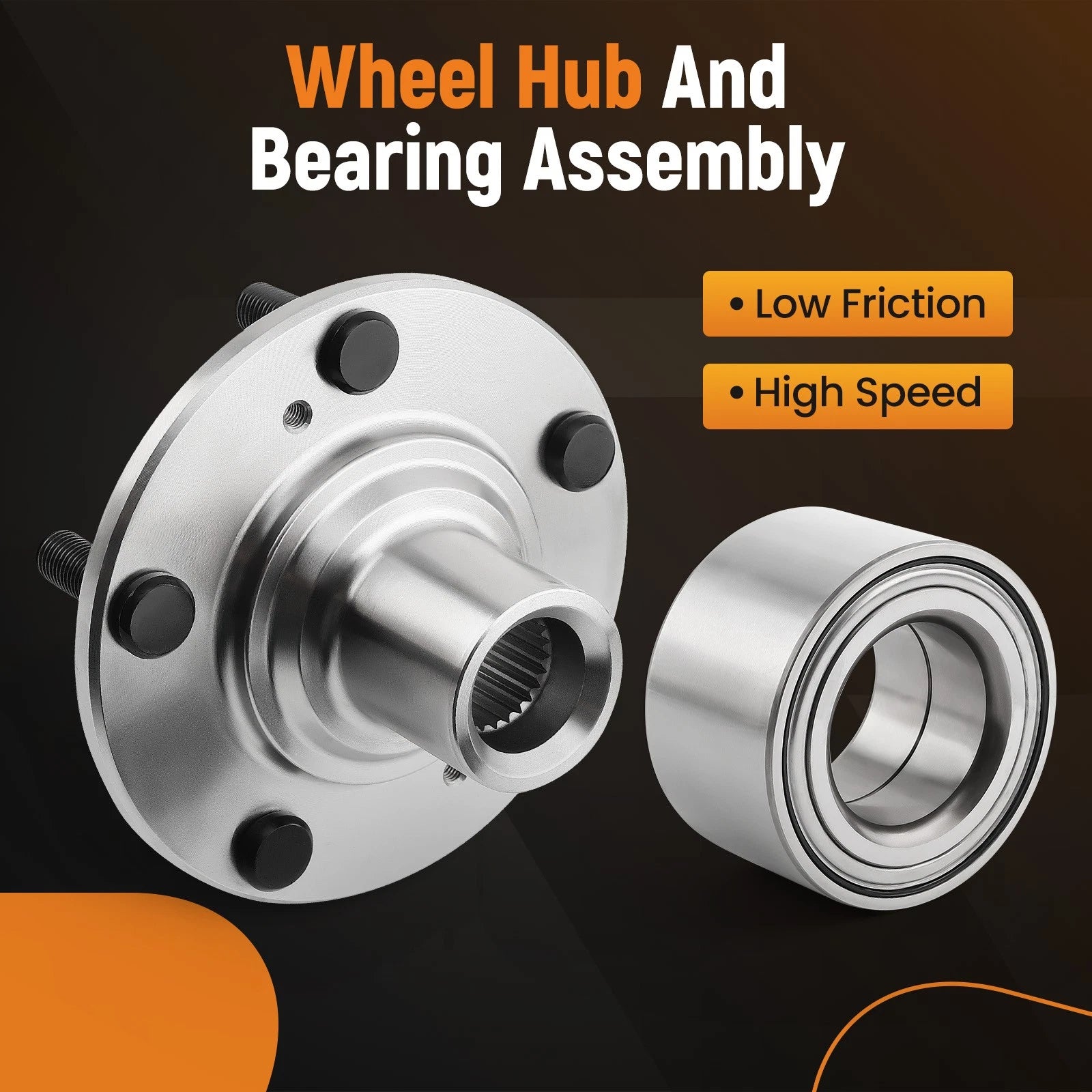 Front Wheel Hub Bearing Assembly for Honda Civic & Acura CSX (2006–2011)