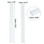 2X Grille Insert Trim Stripes for BMW F20 F30 F21 (2011–2018) White