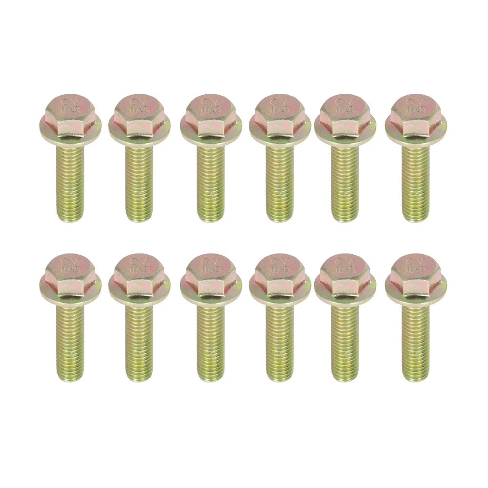Set of 12 Exhaust Header Bolts for Chevy GMC LS1 LS2 LS6 LS7 LSX