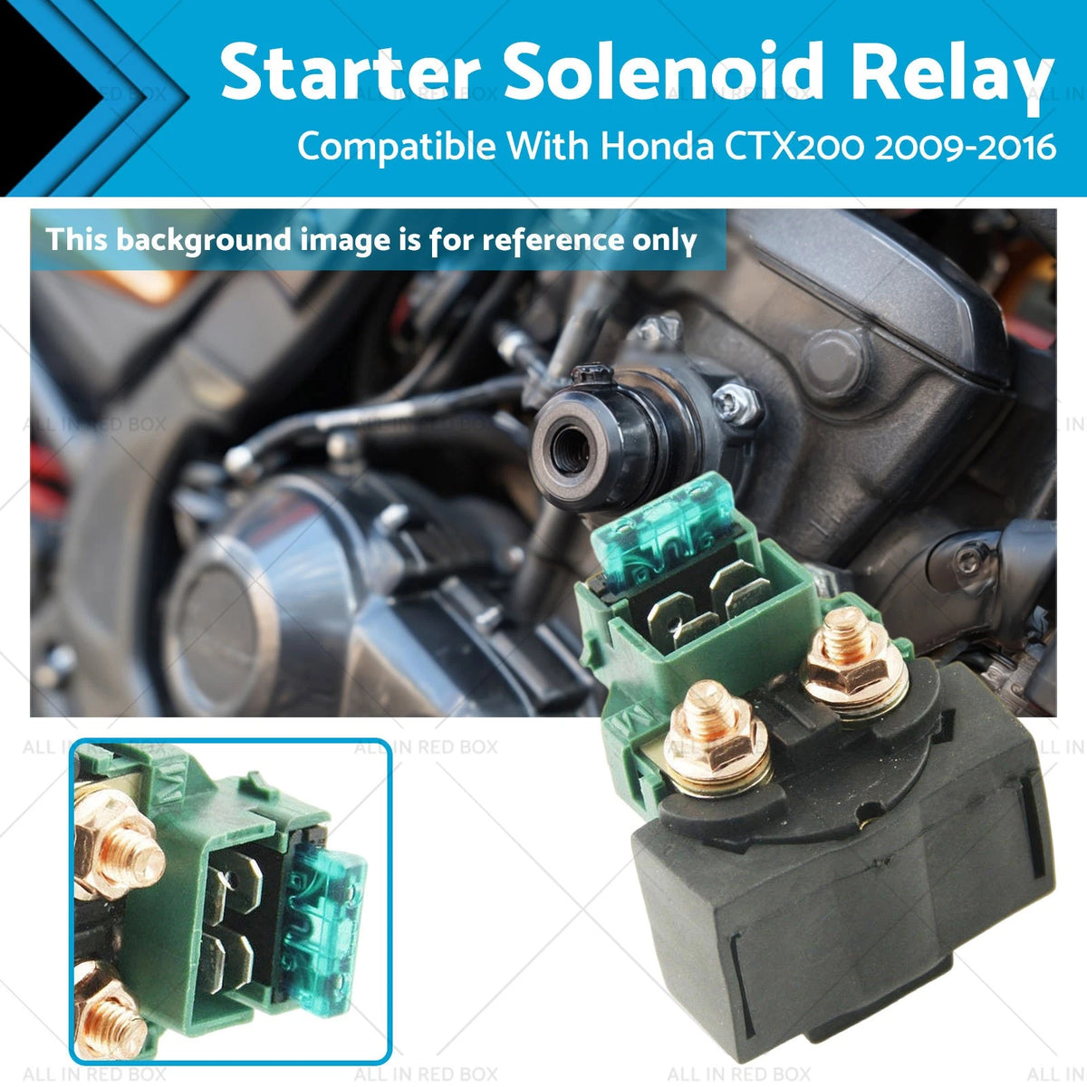 Starter Relay 4 Pin for Honda CTX200 (2009–2016)