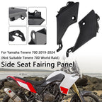 Side Seat Fairing Panel Cowl for Yamaha Tenere 700 (2019–2024) Black