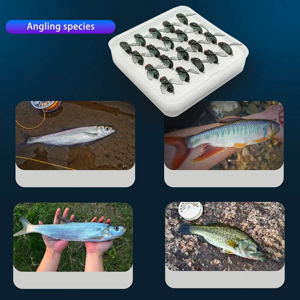 20pcs Fishing Lures for Freshwater & Saltwater Trout Fishing