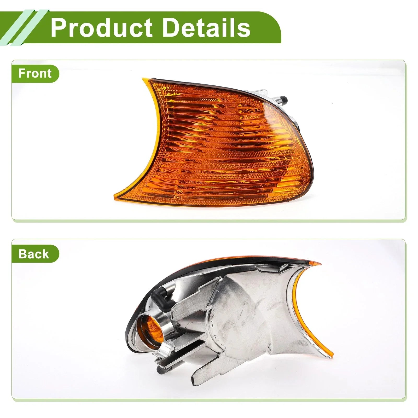 1 Pc Left Corner Signal Light Cover for BMW (1999-2001)