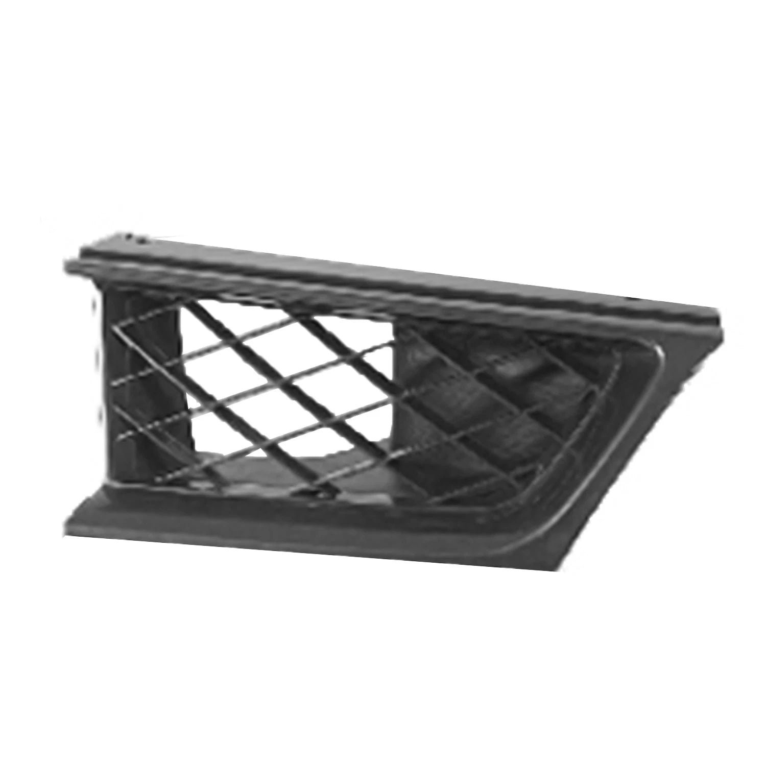 Replacement Black Ready to Paint Plastic Driver Side Upper Grille