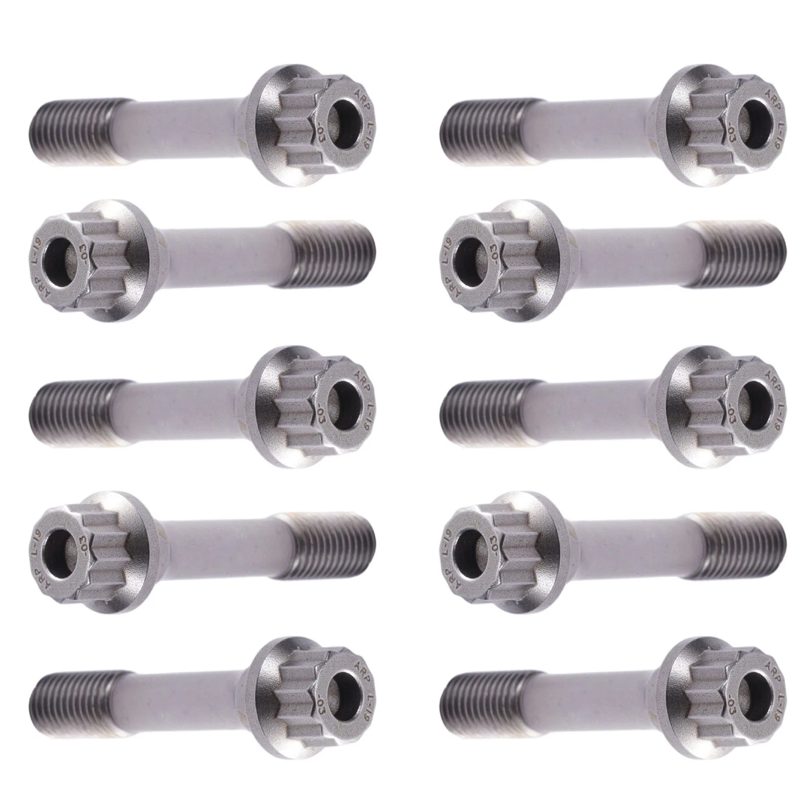 10pcs ARP L19 Alloy Connecting Rod Bolts 5/16in 260,000 PSI for E-Head