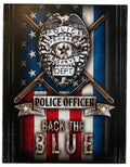 Back the Blue Sign for Man Cave Garage Cabin #2953