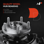Front Left Steering Knuckle & Hub Bearing for Toyota Highlander (2006-2007)