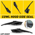 2Pcs Windshield Wiper Side Cowl Cover Trim for Toyota Sienna (2011–2020)