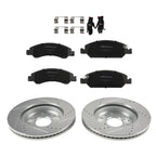 Front Brake Rotors and Pads Kit for Chevrolet Silverado 1500 (2005–2018)