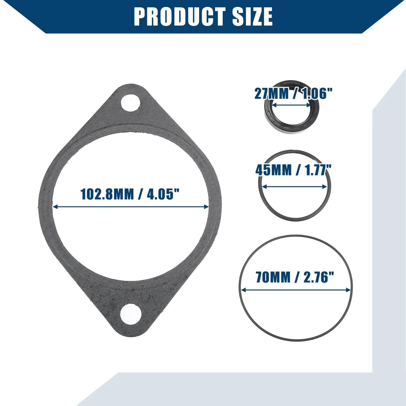 Set of 1 Car Vacuum Pump Power Steering Seal for Dodge Ram 5.9L Diesel (2003–2009)