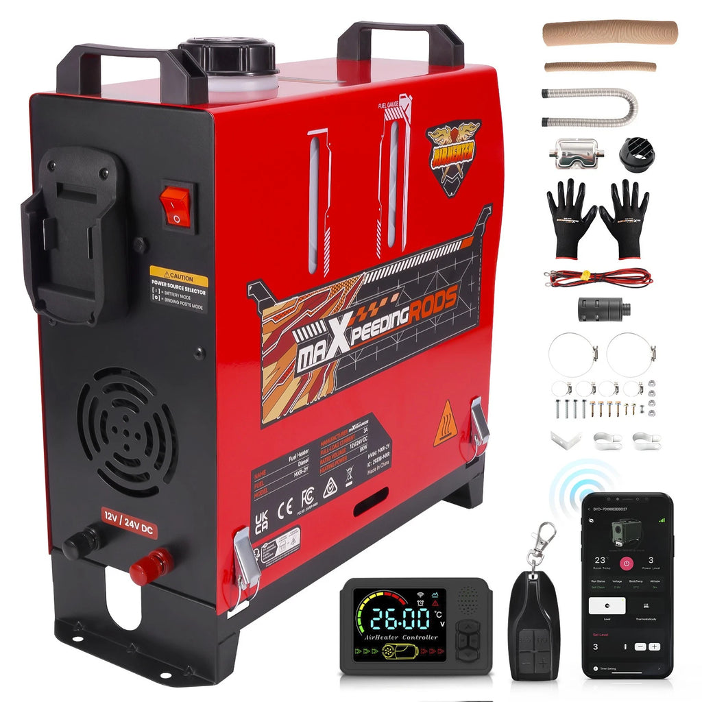 5KW 12V Air Diesel Heater for RV Bus Car SUV (Bluetooth Control)