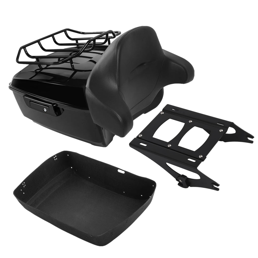 Trunk Mount Rack for Harley Touring Street Road Glide (2014–2026) Black