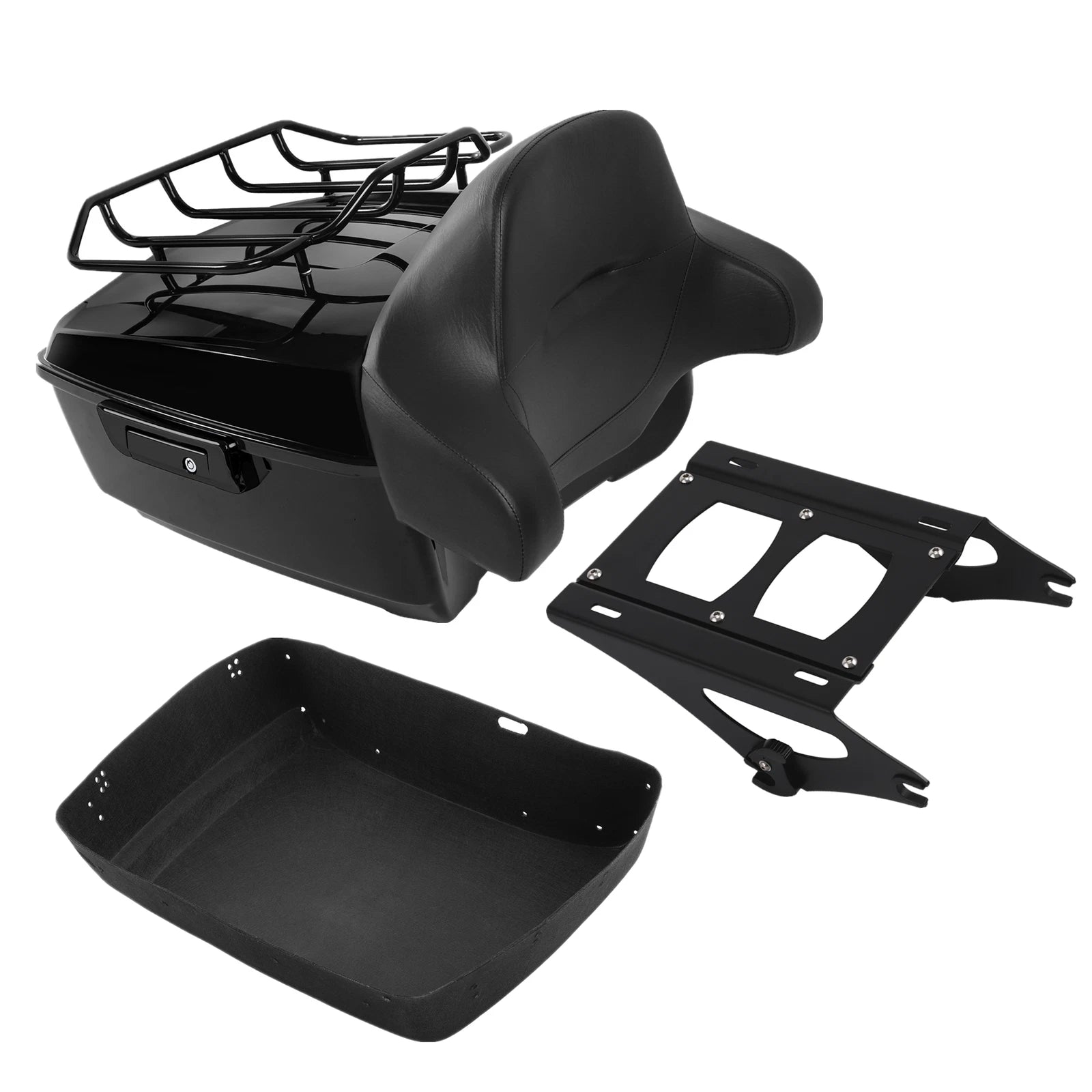 Trunk Mount Rack for Harley Touring Street Road Glide (2014–2026) Black