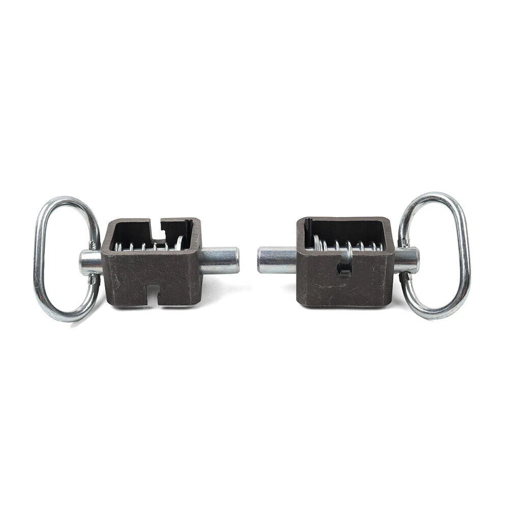 Utility Steel Spring Trailer Gate Latch Lock Assembly 5/8" Weld-On