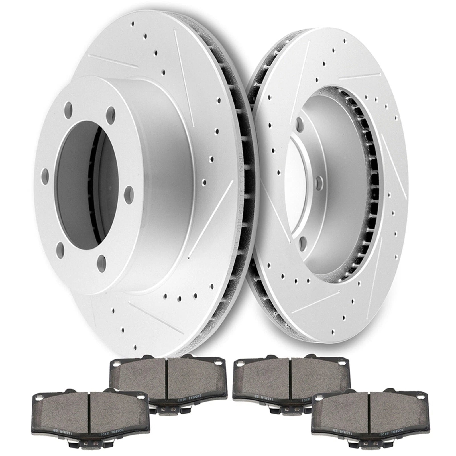 Front Brake Rotors and Pads for Toyota Tacoma (1995–2004)