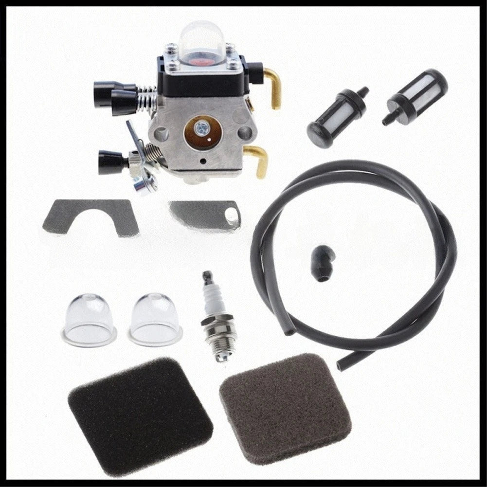 Carburetor Air Filter Fuel Kit for FS75 FS80 FS80R FS85 (Replacement Parts)