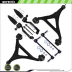 Front Control Arm with Ball Joints Tie Rod End Sway Bar for Dodge Magnum (2005–2008)