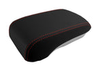 Console Lid Pull Over Cover Leather for Mitsubishi Lancer (2008–2016) Red Stitch