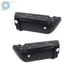 Set of 2 Primered Steel Rear Bumpers for Ford F250 F350 (2008–2016)