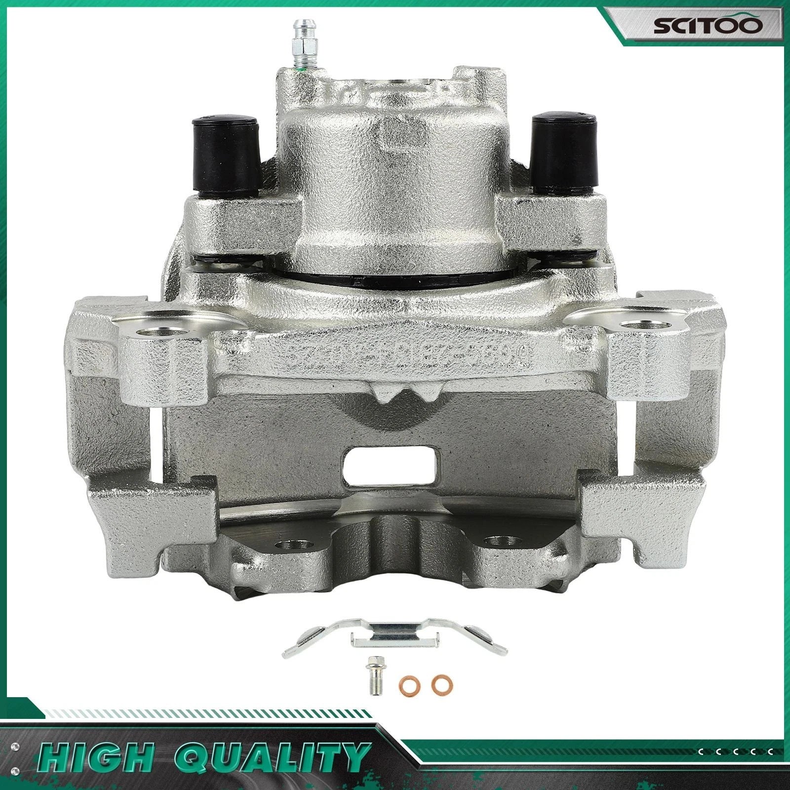 Front Left Brake Caliper w/ Bracket for Ford Fusion, Lincoln MKZ (2013–2020)