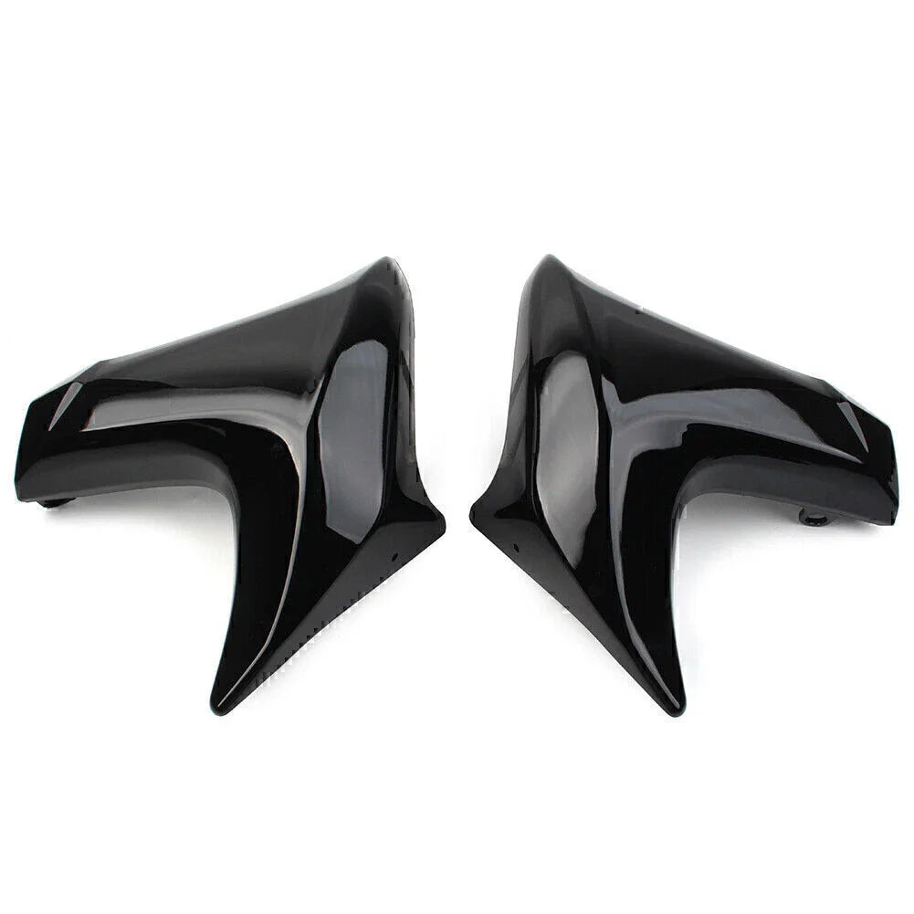 Gloss Black ABS Radiator Cap Compression Plate for Kawasaki ER6N (2012-2016)